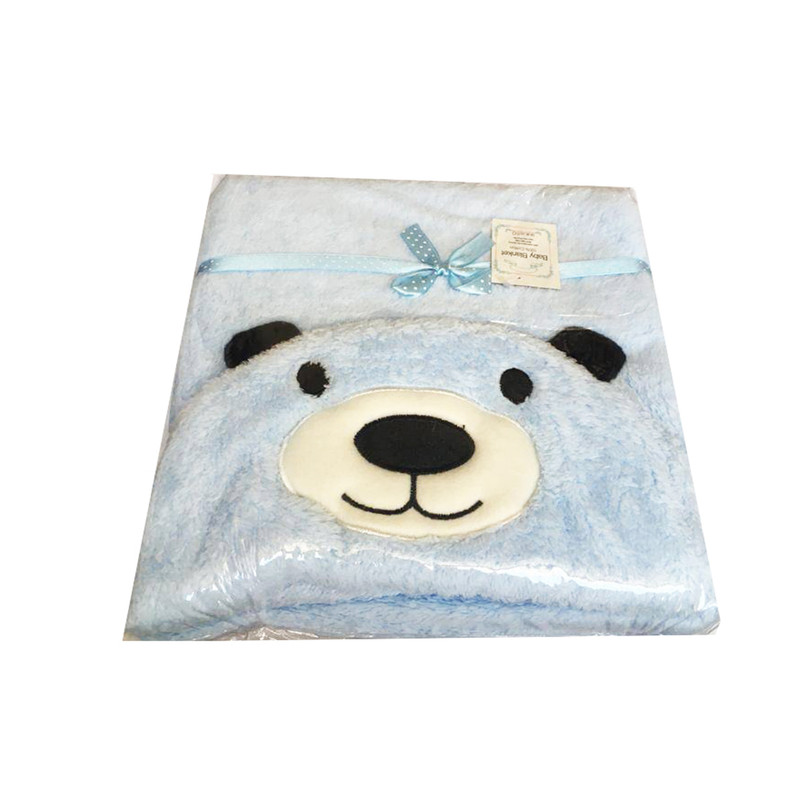 پتو کودک ماما پاپا مدل خرس سایز 75x80 سانتی متر