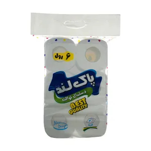 دستمال توالت پاکلند مدل Heart بسته 6 عددی	