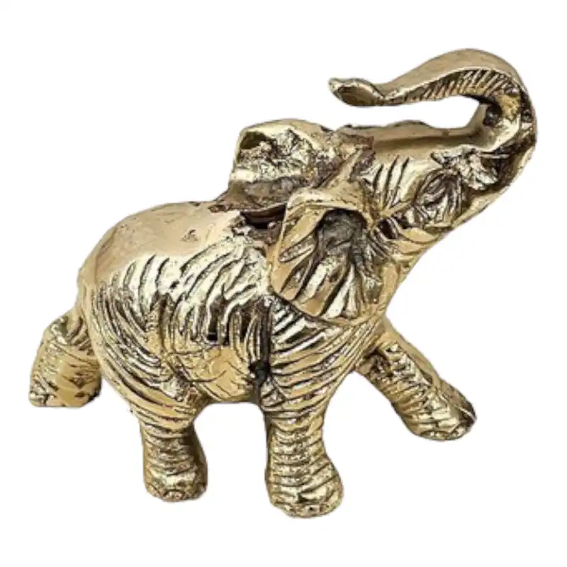مجسمه برنجی مدل فیل بازیگوش کد H-2070