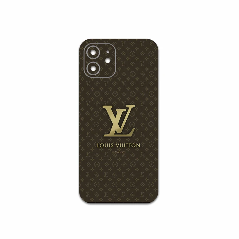 برچسب پوششی ماهوت مدل LOUIS-VUITTON-Logo مناسب برای گوشی موبایل اپل iPhone 12