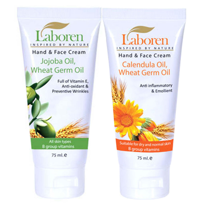 مجموعه کرم مرطوب کننده لابورن مدل Calendula & Jojoba مجموعه 2 عددی