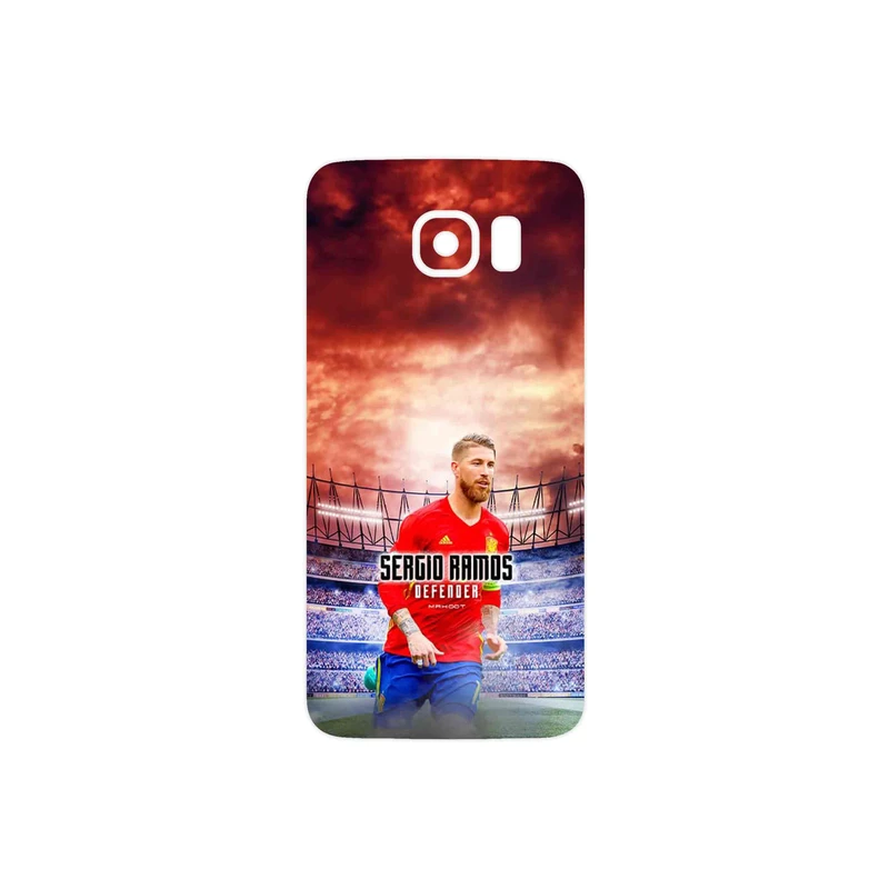 برچسب پوششی ماهوت مدل Sergio Ramos مناسب برای گوشی موبایل سامسونگ Galaxy S6