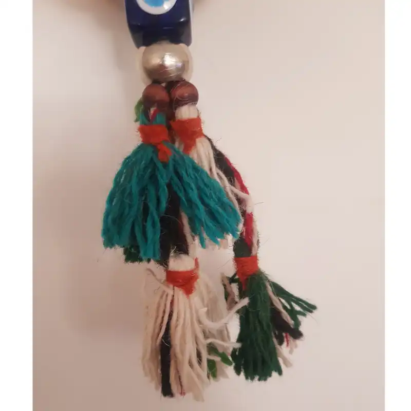 آویز میناکاری طرح نقش برجسته مدل توپی کد 5006