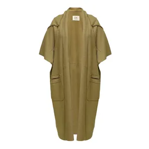 پالتو زنانه درس ایگو کد 1100022 رنگ زیتونی