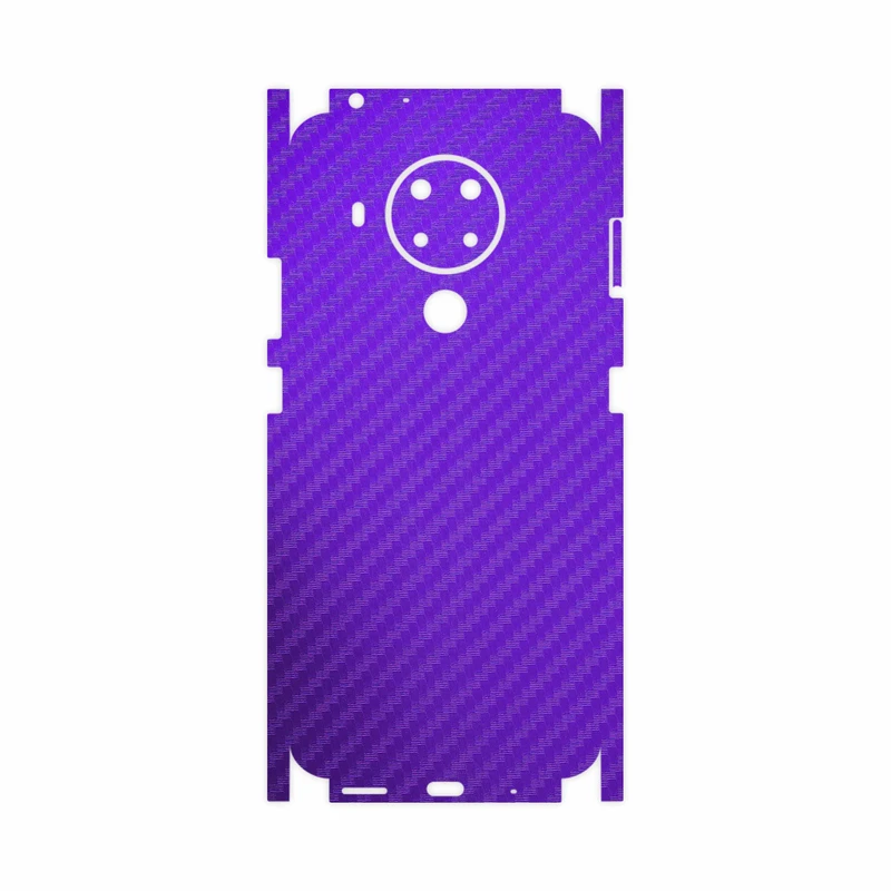 برچسب پوششی ماهوت مدل Purple-Fiber-FullSkin مناسب برای گوشی موبایل نوکیا 5.4