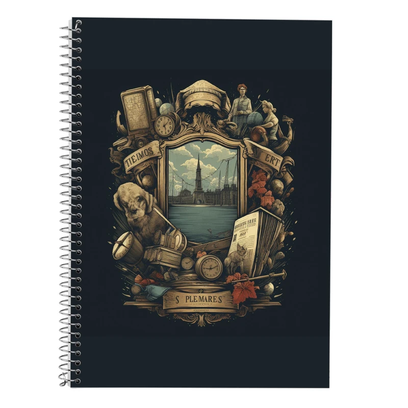 دفتر زبان 50 برگ مدوپد مدل سه خط طرح هری پاتر harrypotter کد DF10252