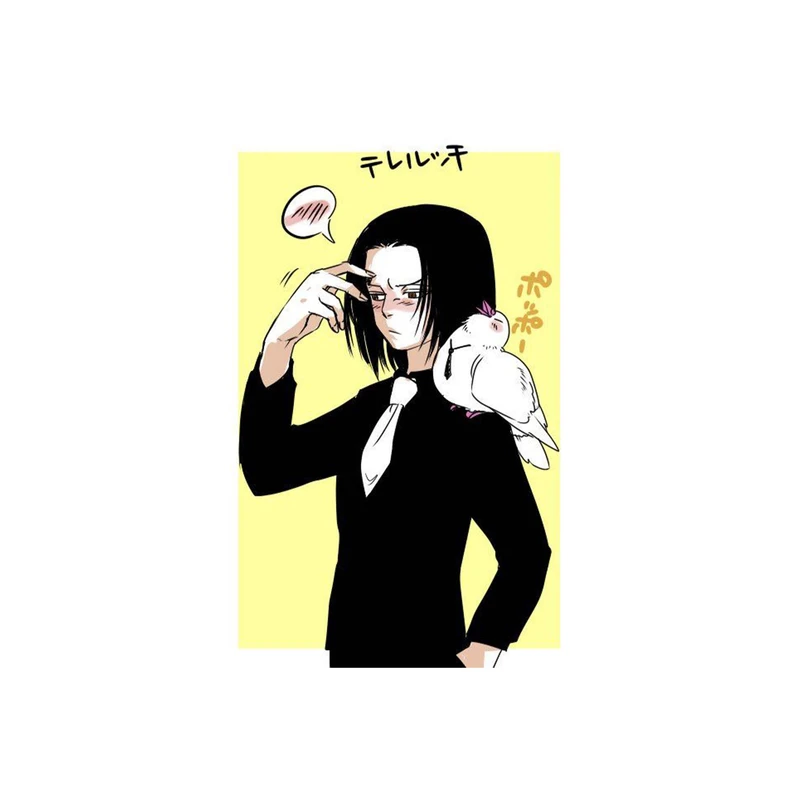 استیکر لپ تاپ و موبایل مدل انیمه لوفی راب لوچی one piece Rob Lucci کد 4075