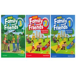 کتاب American Family And Friends اثر Tamzin Thompson and Naomi Simmons انتشارات زبان مهر سه جلدی 
