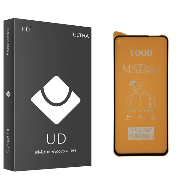 محافظ صفحه نمایش مات یو دی مدل ULTRA مناسب برای گوشی موبایل شیائومی Redmi Note 9