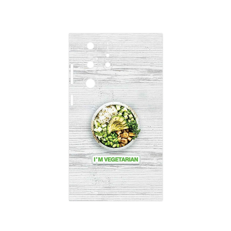 برچسب پوششی ماهوت مدل Im_vegetarian مناسب برای گوشی موبایل سامسونگ Galaxy S23 Ultra