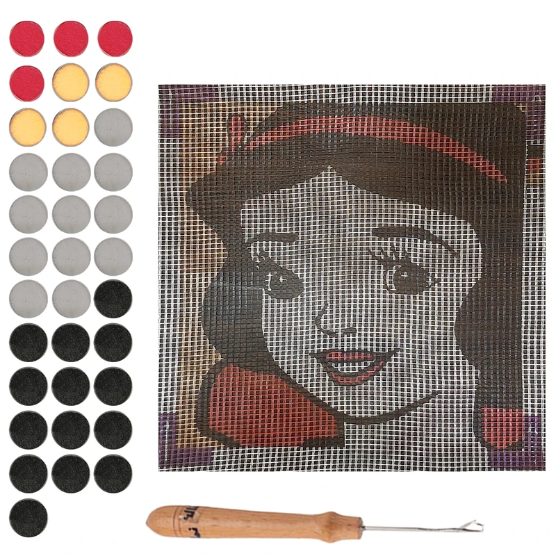 بسته فرشینه بافی مدل 1033 مجموعه 36 عددی