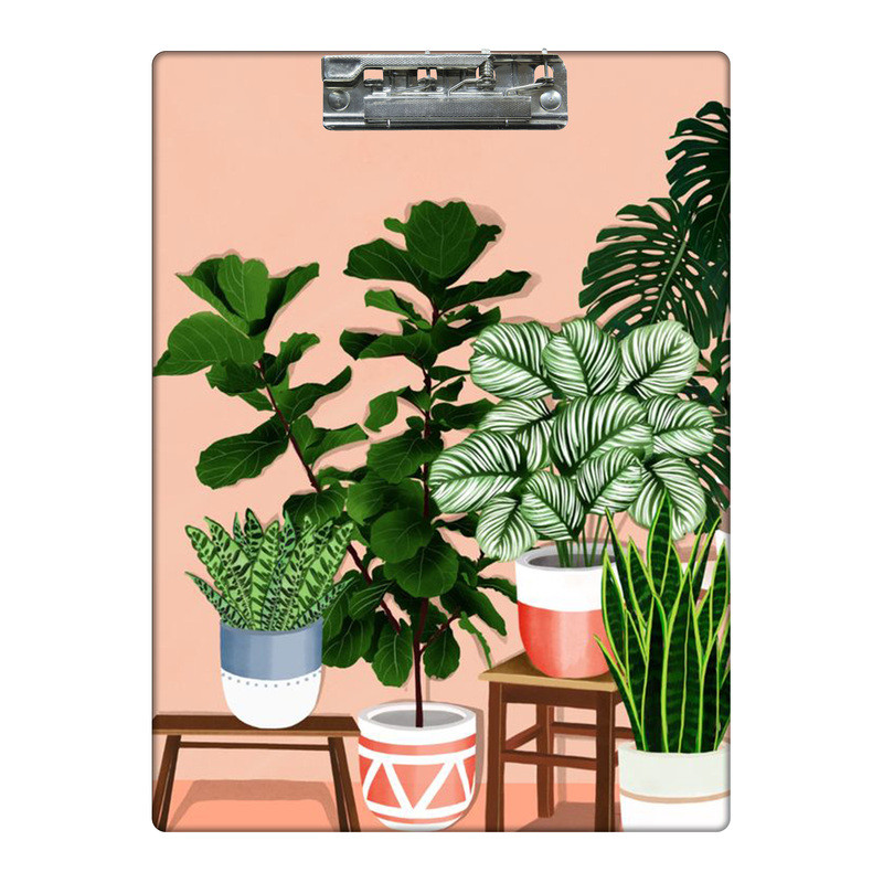 تخته شاسی طرح گلدان های خانه کد  9303684 سایز A4