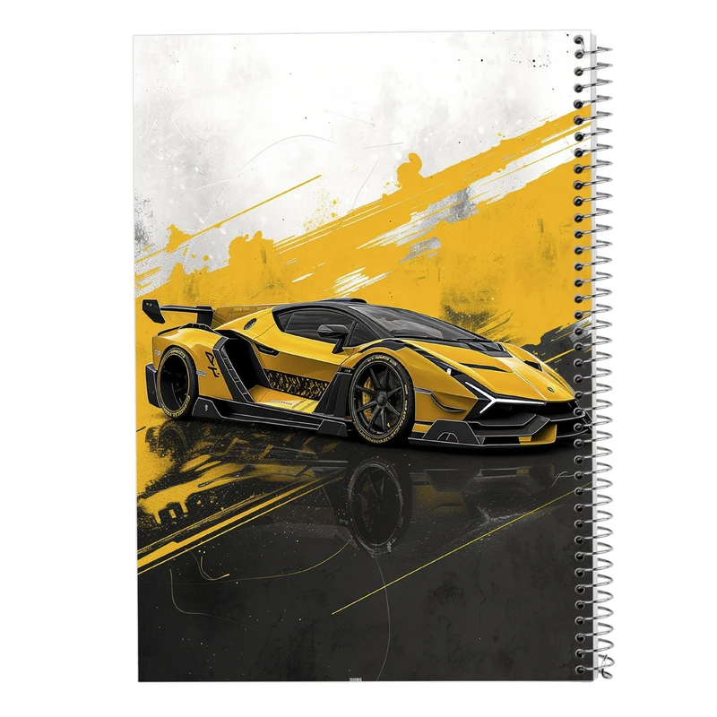 دفتر ژورنال نویسی 50 برگ مدوپد مدل نقطه ای طرح need for speed کد DF13614