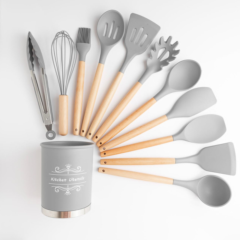 سرویس کفگیر و ملاقه 12 پارچه مدل Utensil kitchen 45