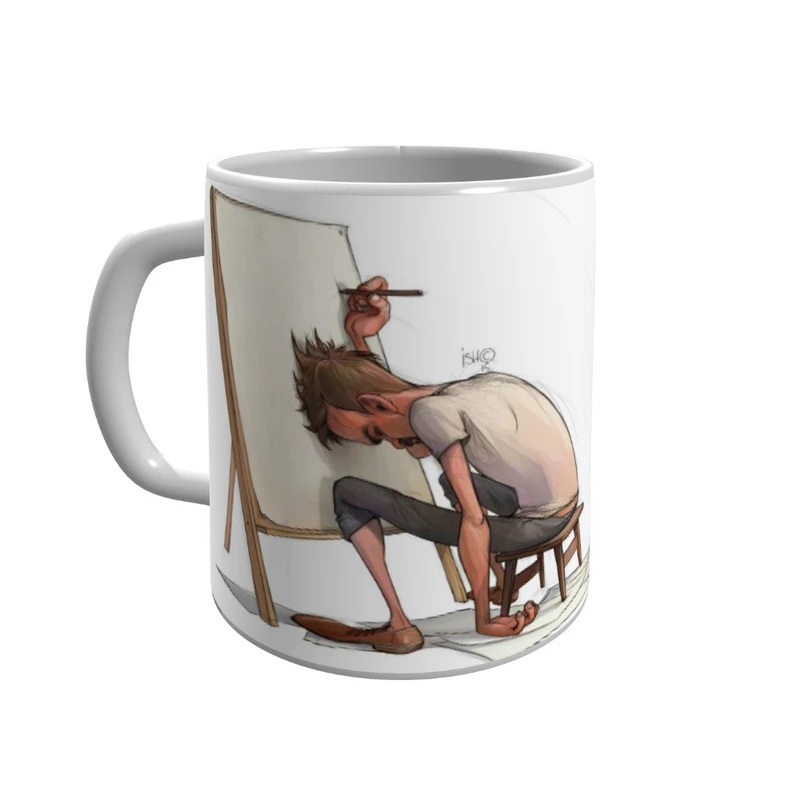 ماگ پاد آفرین مدل نقاش خسته