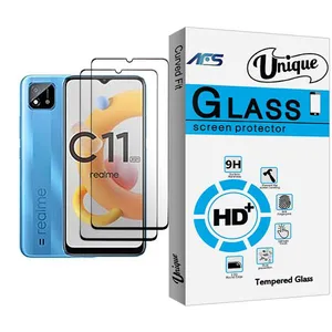 AFS Unique Glass MIX002 Screen Protector For Realme C11 (2021) Pack Of 2