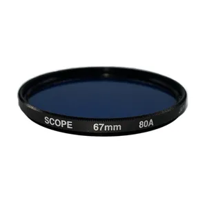 فیلتر لنز اسکوپ مدل B (80A)-67MM