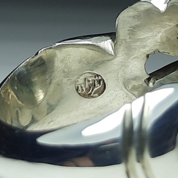 انگشتر نقره مردانه مدل توپاز اسکای سویس انگشتر نقره مردانه مدل توپاز اسکای سویس