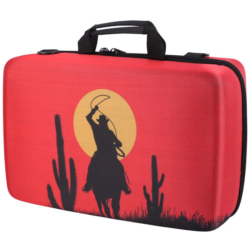 کیف حمل کنسول بازی پلی استیشن 5 مدل PS5 Slim طرح Red Dead Redemption16