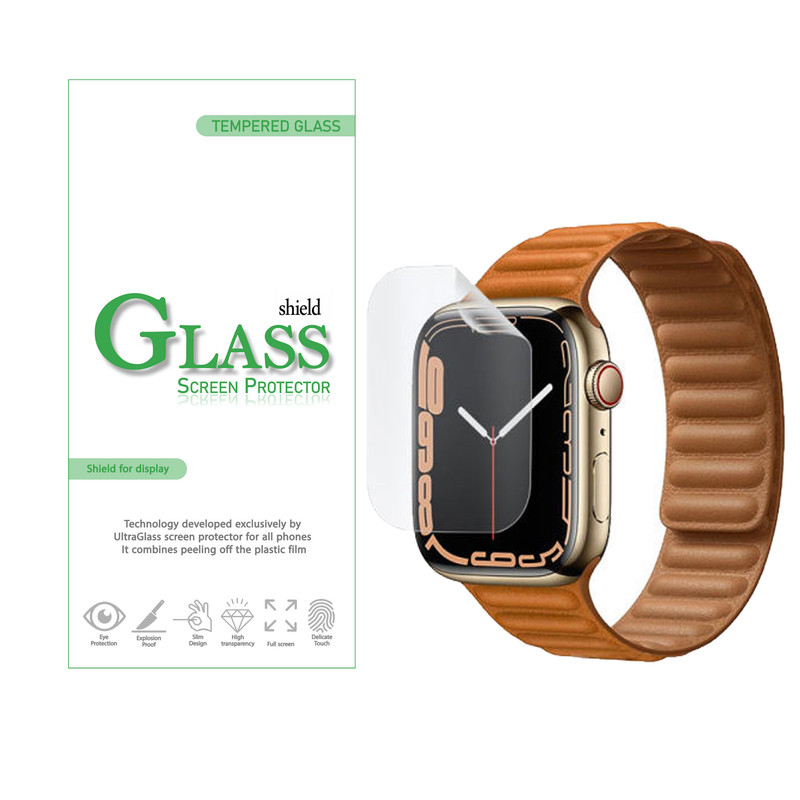 محافظ صفحه نمایش نانو شیلد گلس مدل TPU مناسب برای اپل واچ Series 7 41mm