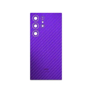 MAHOOT Purple-Fiber Cover Sticker for Samsung Galaxy S24 Ultra