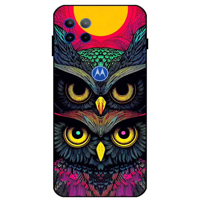 کاور مگافون طرح جغد مدل 1904 مناسب برای گوشی موبایل موتورولا Moto G 5G