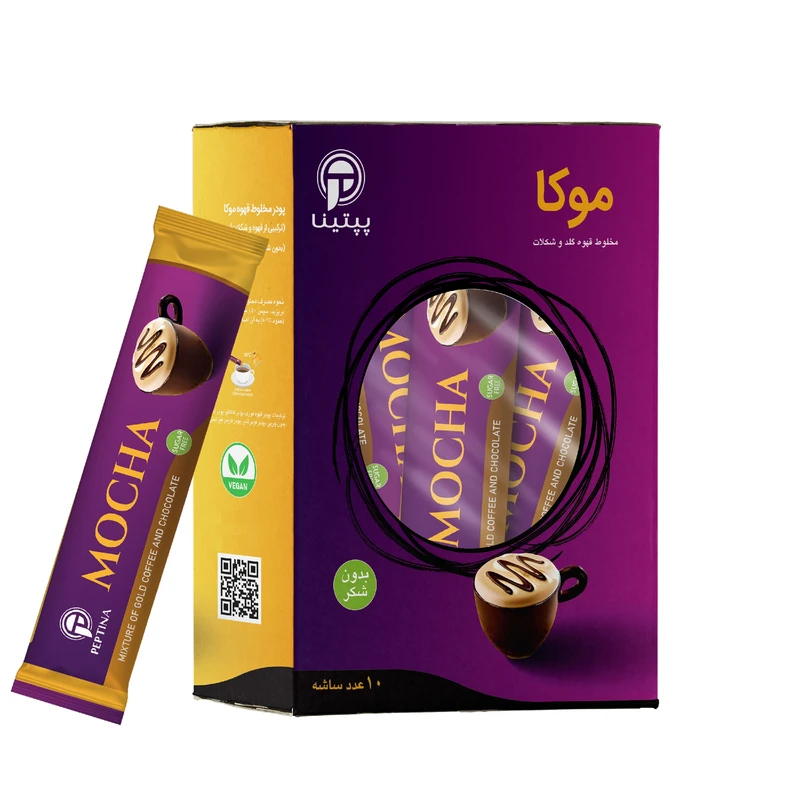 موکا بدون شکر پپتینا بسته 10 عددی