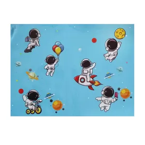 جلد کتاب مدل چسبی طرح فضانورد بسته 5 عددی