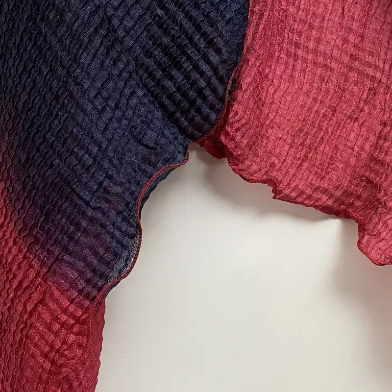 روسری زنانه مدل شنی طیفی منگوله دار