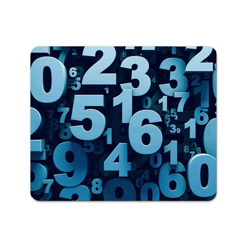ماوس پد پاد آفرین طرح اعداد کد 811 سایز 19*24 سانتی متر
