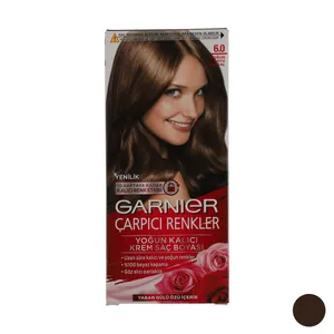 کيت رنگ مو گارنيه مدل Color Naturals شماره 6.0 حجم 60 ميلی ليتر رنگ بلوند تيره
