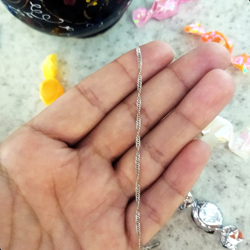 زنجیر نقره زنانه سلین کالا مدل دیسگو کد T50 زنجیر نقره زنانه سلین کالا مدل دیسگو کد T50