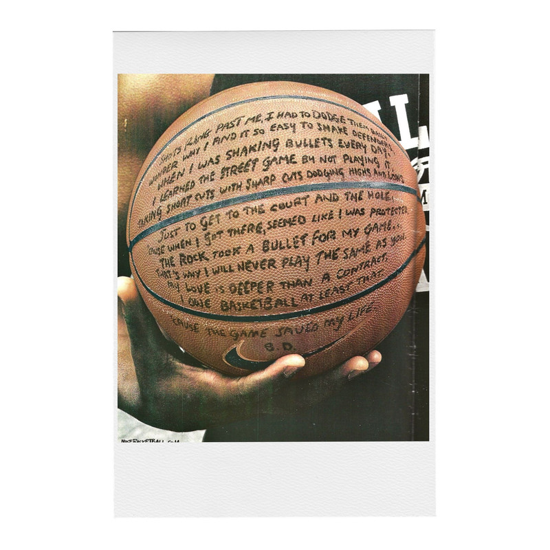 آویز تزیینی طرح بسکتبال مدل basketball1 مجموعه 4 عددی