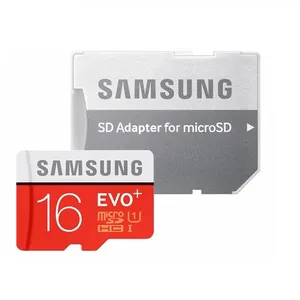 کارت حافظه microSDXC  مدل Evo Plus کلاس 10 استاندارد UHS-I U1 سرعت 80MBps  ظرفیت16 گیگابایت همراه با آداپتور SD