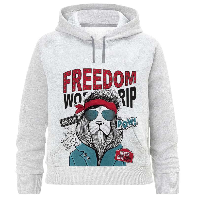 هودی پسرانه مدل شیرعینکی F885