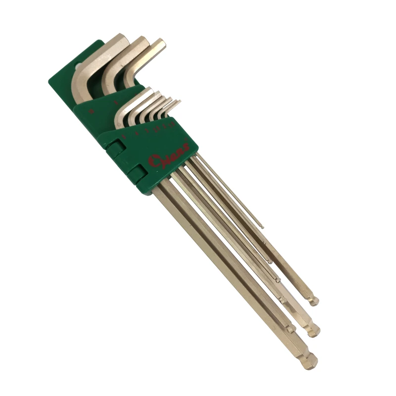 آچار آلن سر گرد هنس مدل HT_9 مجموعه 9 عددی