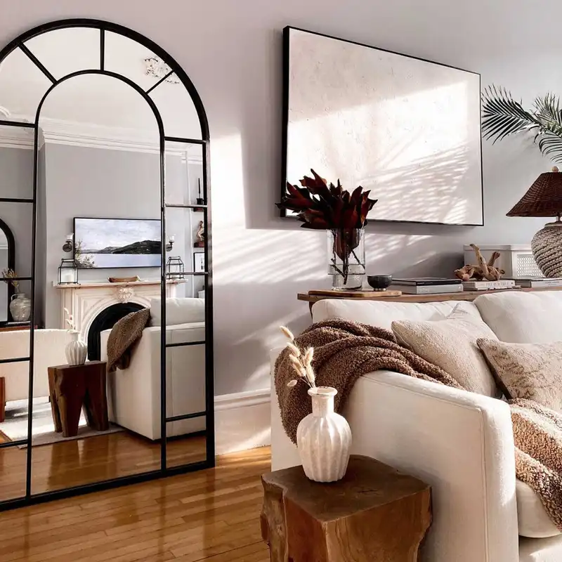 آینه مدل فلزی طرح تاج 180