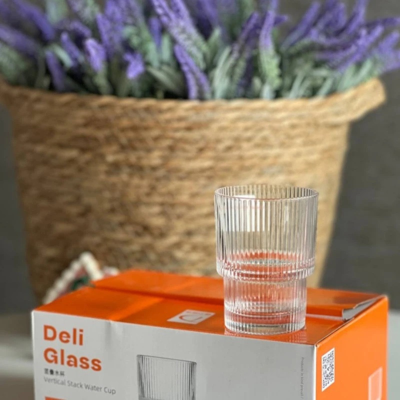 نیم لیوان دلی مدل شیاردار کد 1-TY7510