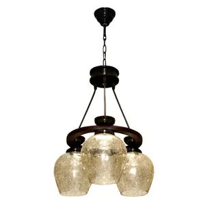 لوستر سه شعله  چشمه نور کد G683/3-BR