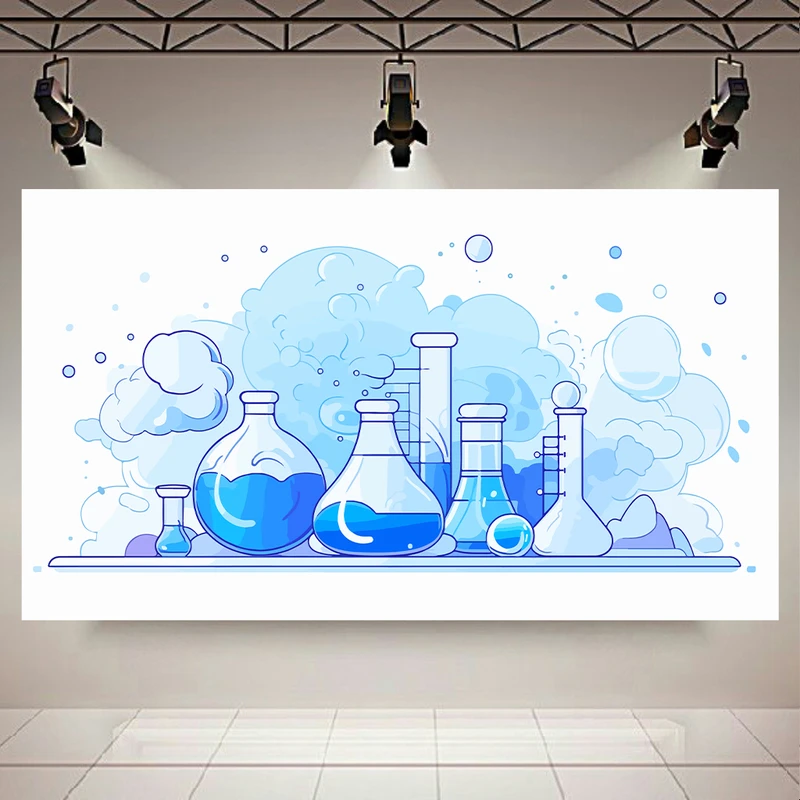  پوستر طرح مخمل آزمایشگاه مدل شیمی کد AR303742