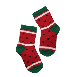 جوراب بچگانه مدل هندوانه کد H 03