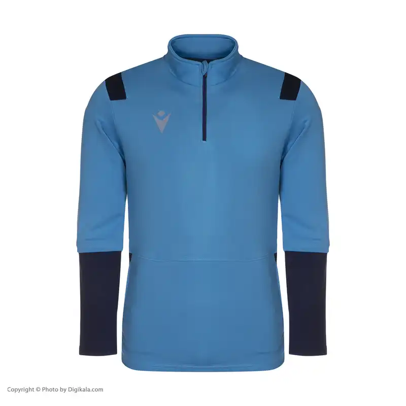 ست گرمکن و شلوار ورزشی مردانه مکرون مدل ترابوزان رنگ آبی