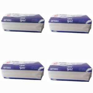 دستمال کاغذی 250 برگ 2 لایه پینو مدل 7825 بسته 4 عددی