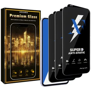 Akuara Premium SuperD ASD3 Screen Protector Suitable For Xiaomi Redmi Note 9S/9 Pro/Redmi Note 9 Pro Max/Redmi Note 10 Pro/Redmi Note 10 Pro Max/Redmi Note 11 Pro/Mi 11T/Mi 11T Pro/Mi 10T Lite/Poco X3 Pro/Poco X3 NFC/Poco X4 Pro Mobile Phone Three in Pack