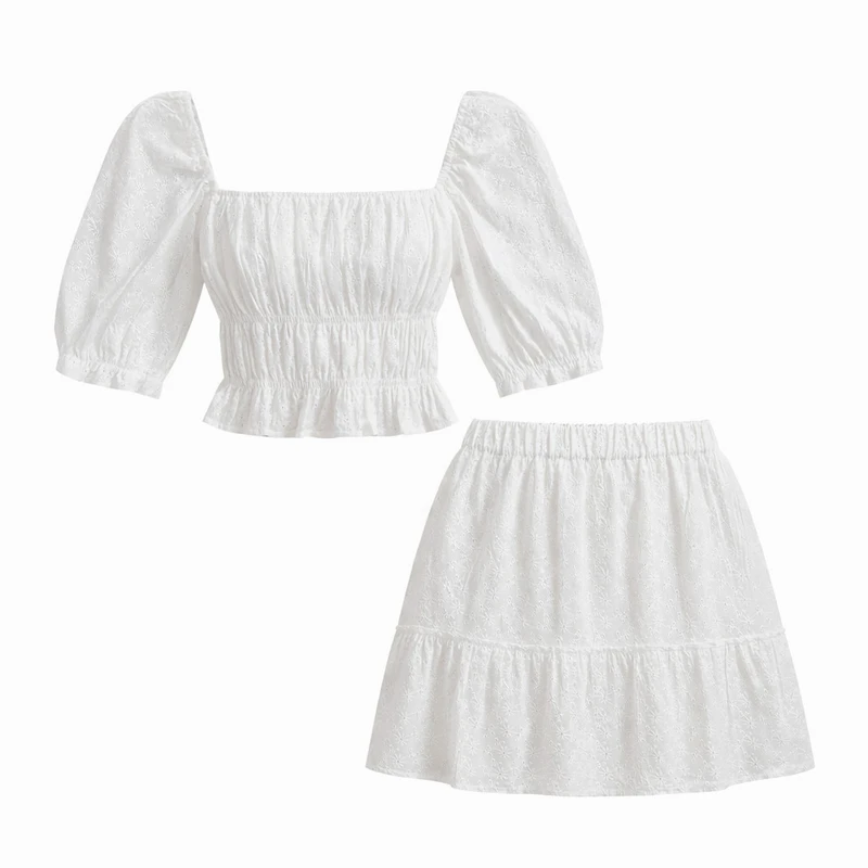 ست نیم تنه و دامن راحتی زنانه مدل mirar