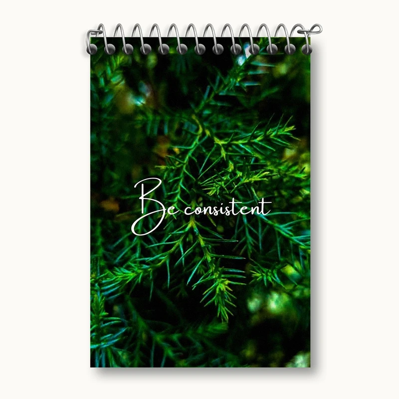 دفتر یادداشت 50 برگ خندالو مدل Be Consistent کد F1220