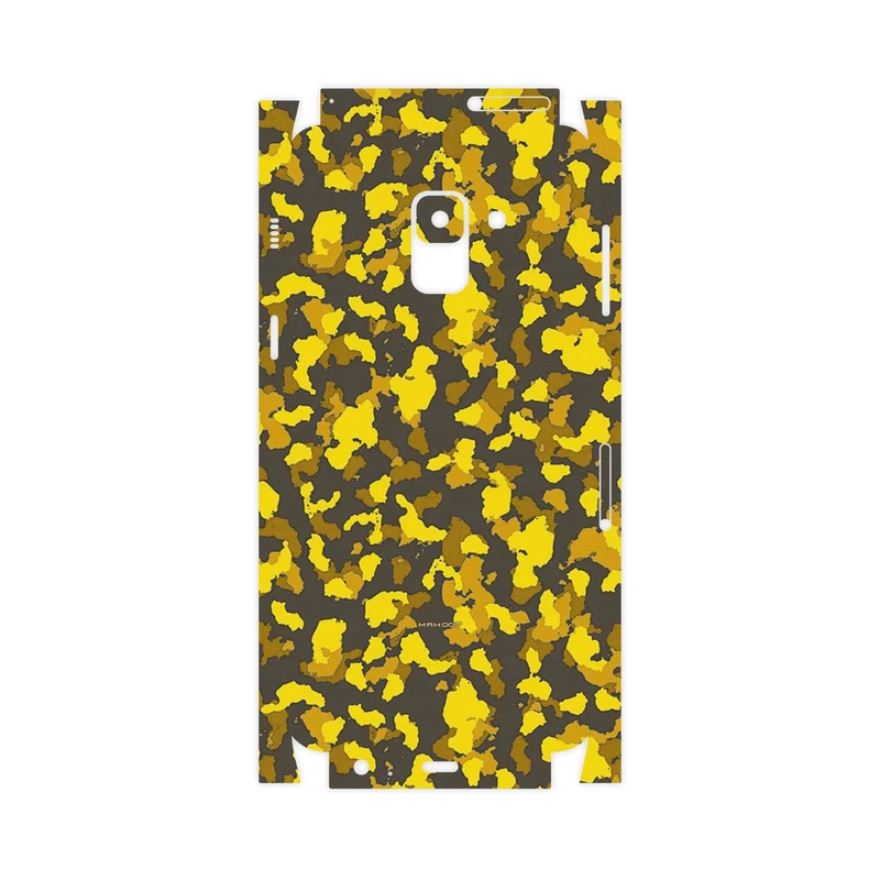 برچسب پوششی ماهوت مدل Yellow Infantry Army-FullSkin مناسب برای گوشی موبایل سامسونگ Galaxy A8 2018