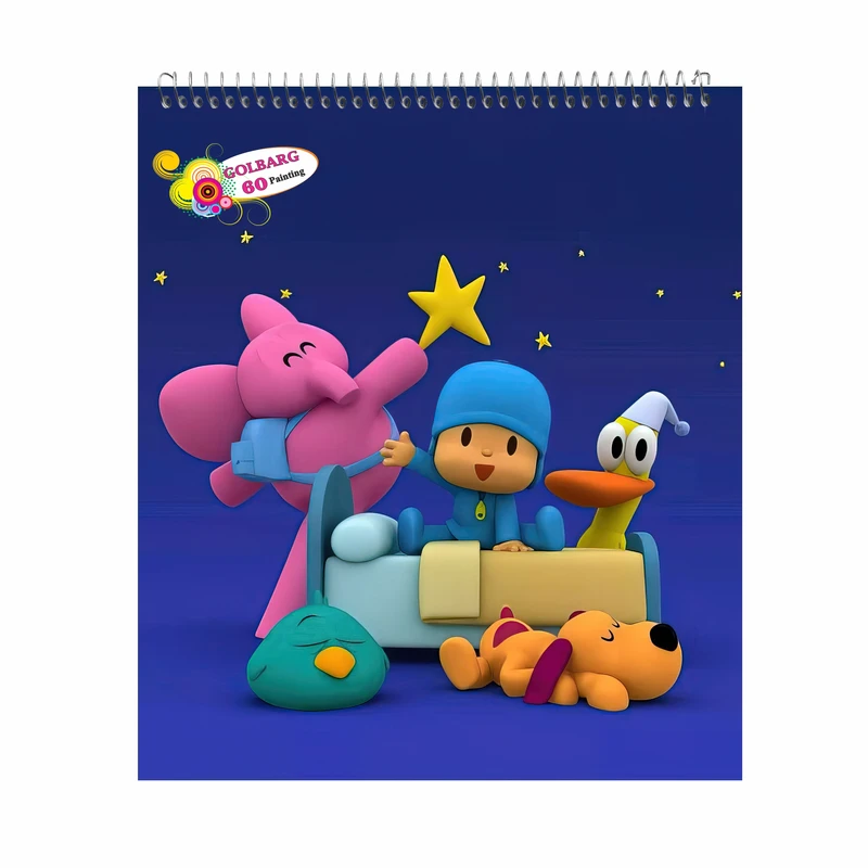 دفتر نقاشی 60 برگ گلبرگ طرح بوکویو کد 1392