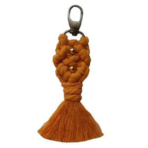 جاکلیدی مدل مکرومه مهره دار