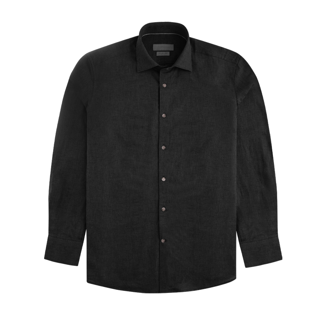 نکته خرید - قیمت روز پیراهن آستین بلند مردانه کروم مدل لینن 2410150 خرید